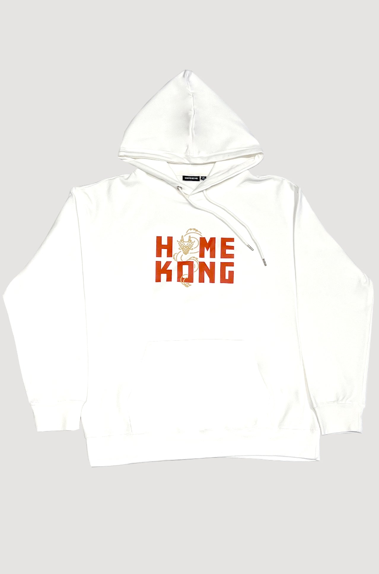 HOMEKONG DRAGON HOODIE WHITE