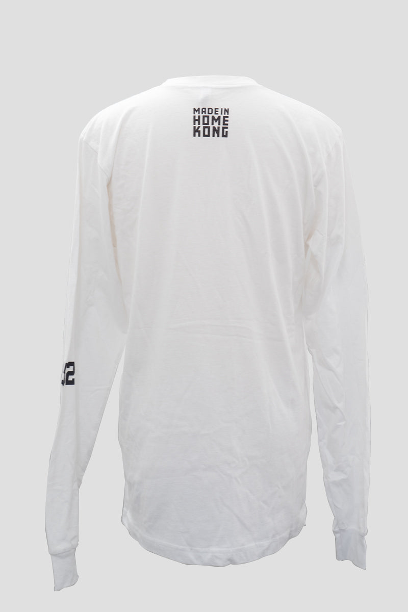 HK BUILDING LONGSLEEVE TEE WHITE