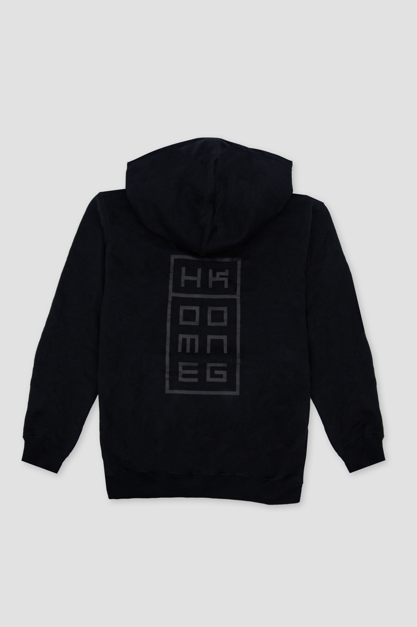 O.G. ZIP UP HOODIE BLACK