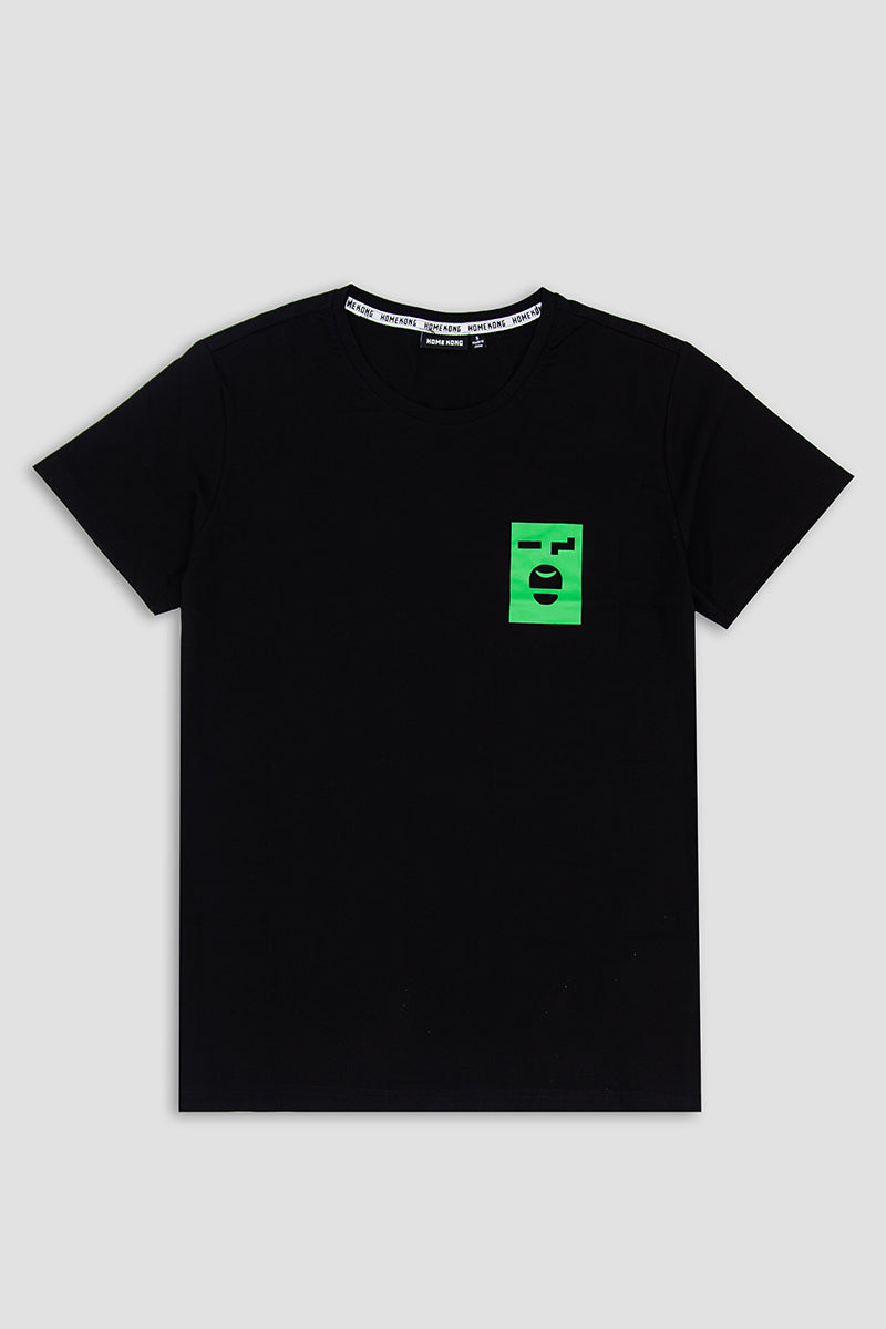 GREEN KONG BLACK TEE