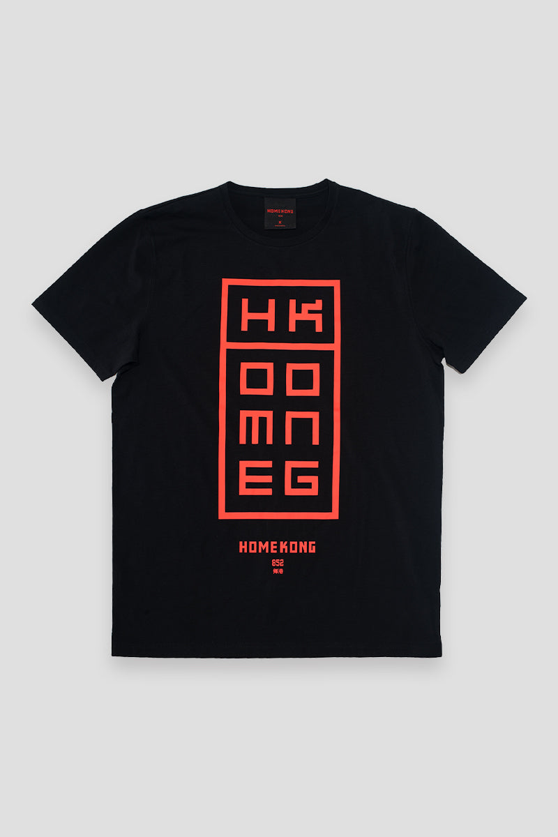 HK BUILDING MENS TEE BLACK