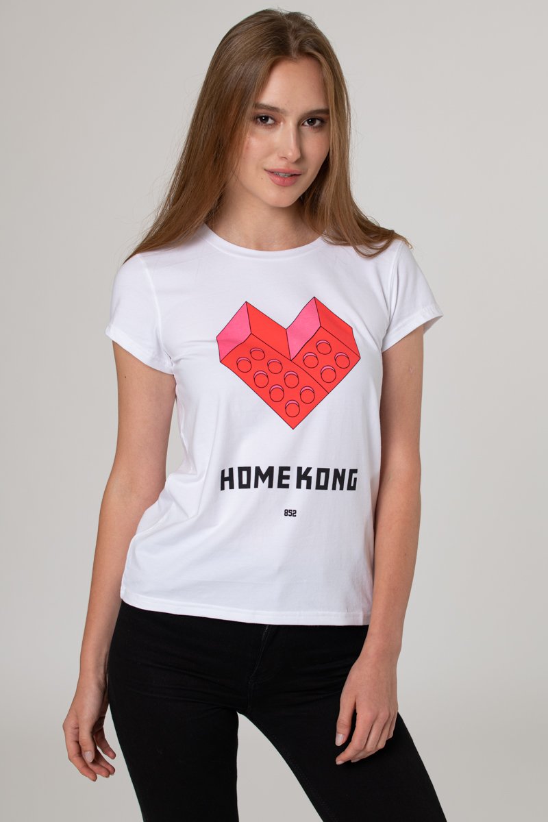 LEGO HEART TEE WHITE