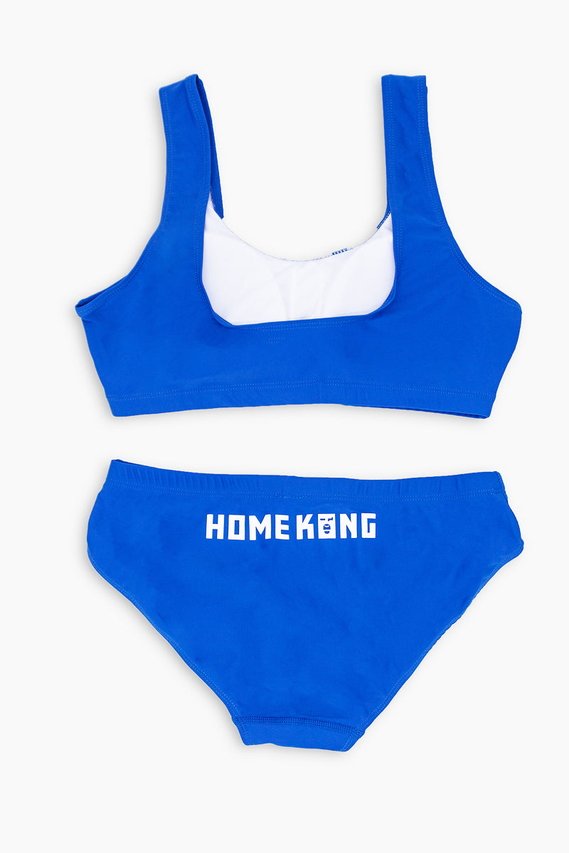 SWIMSUIT TWO PIECE BLUE
