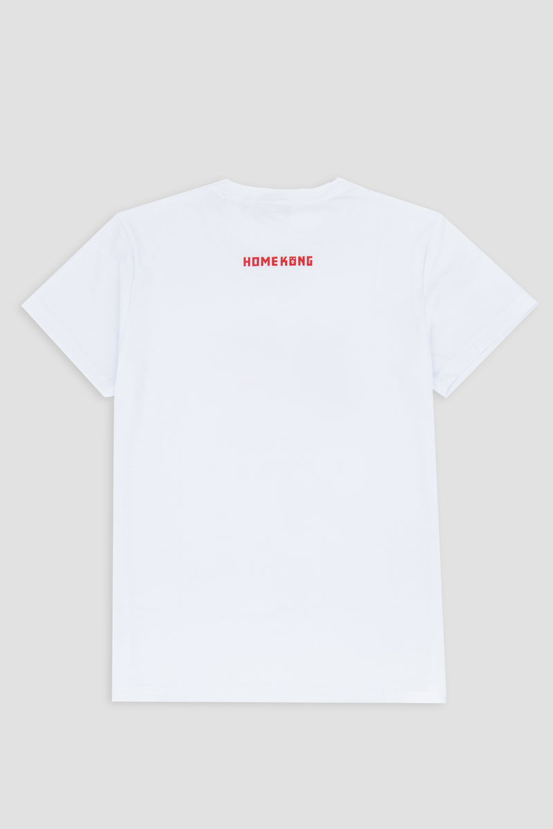 LARGE KONG WHITE/RED TEE