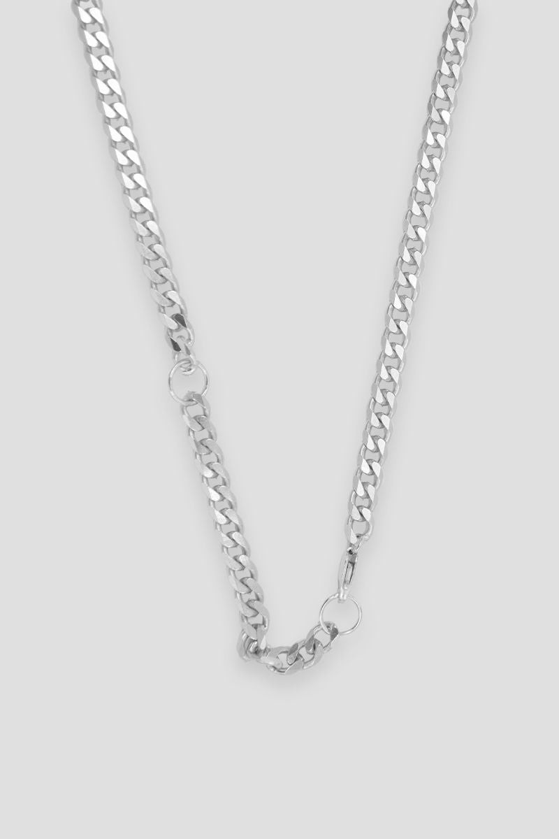 HOMEKONG SILVER CHAIN  (THICK) 4mm