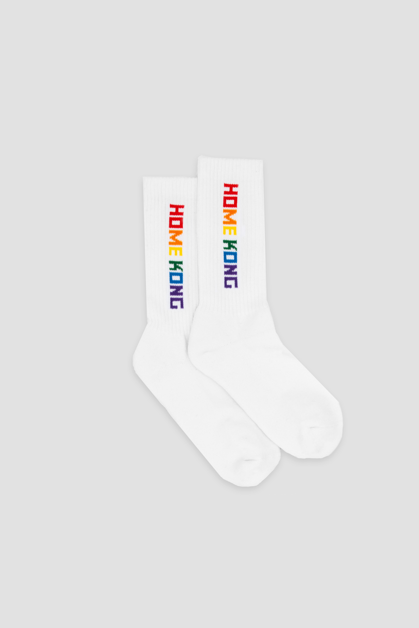 HOME KONG RAINBOW CREW SOCKS