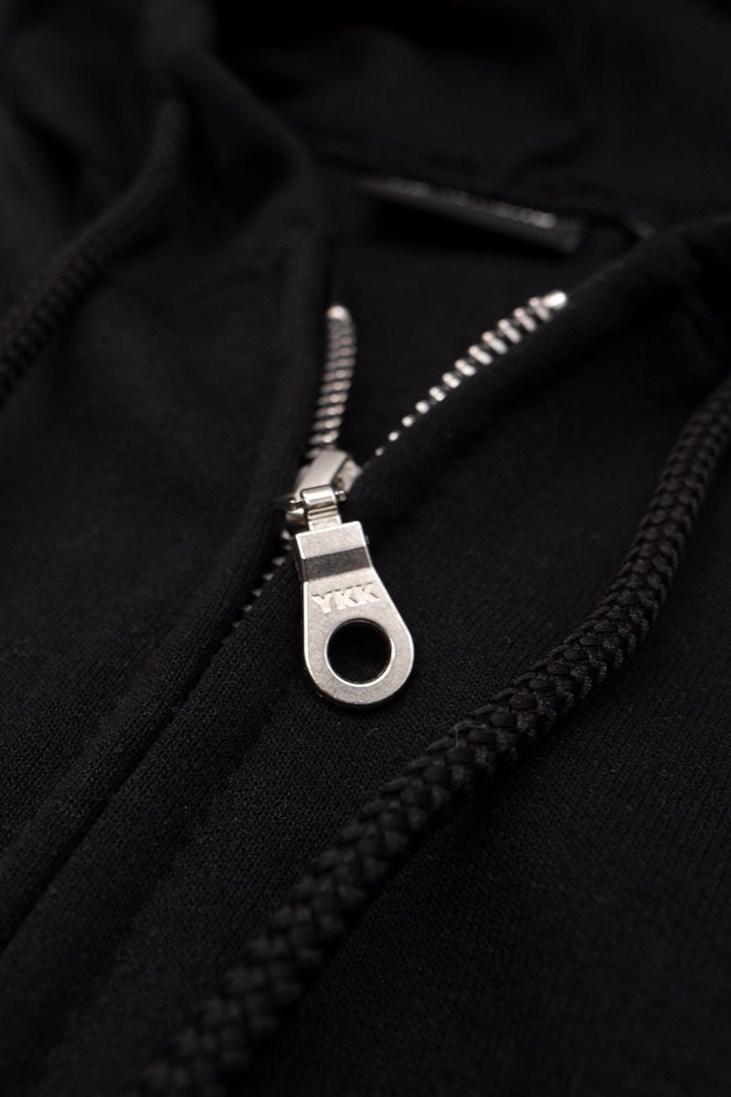 O.G. ZIP UP HOODIE BLACK