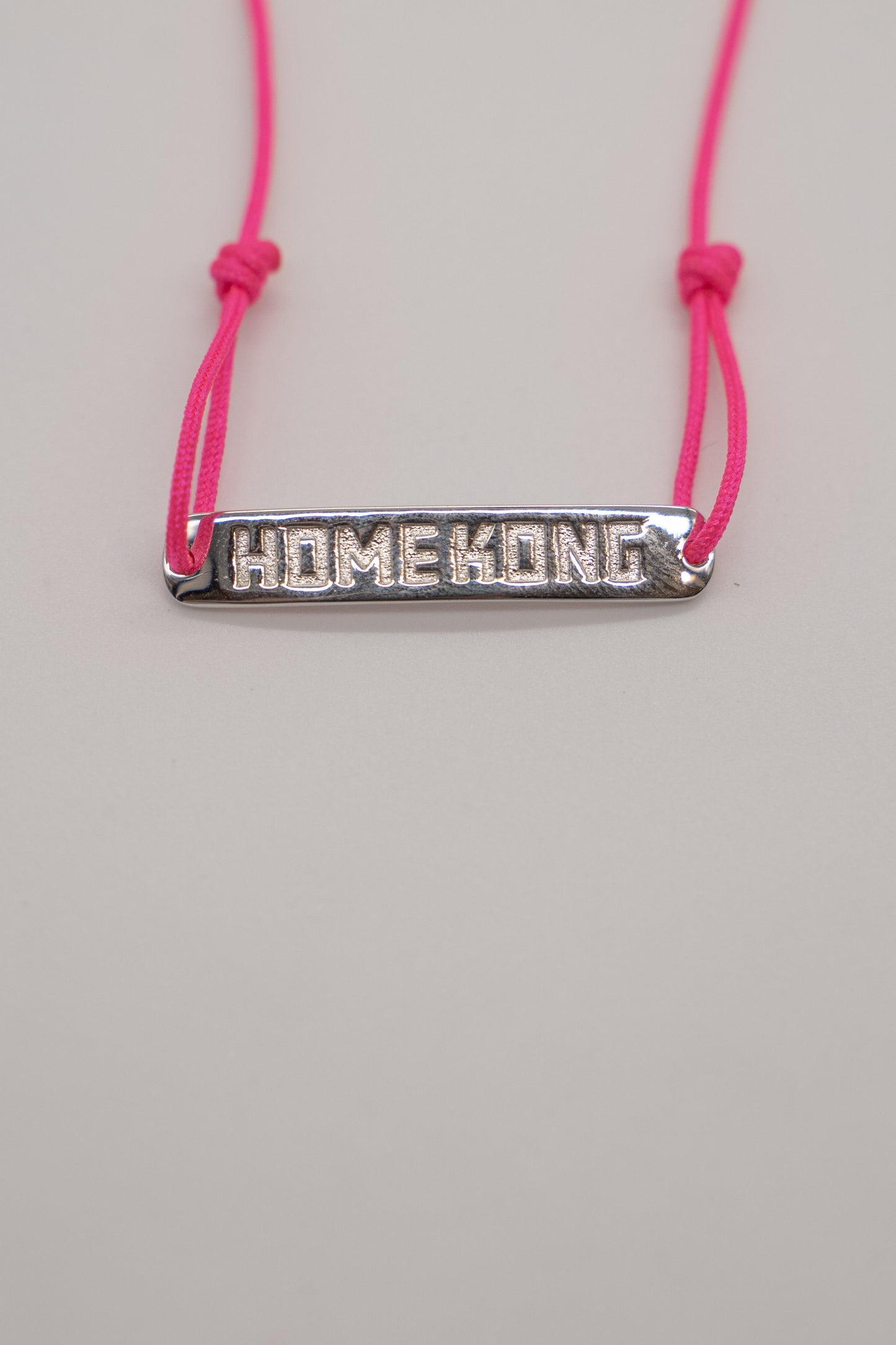 ROPE BRACELET NEON PINK