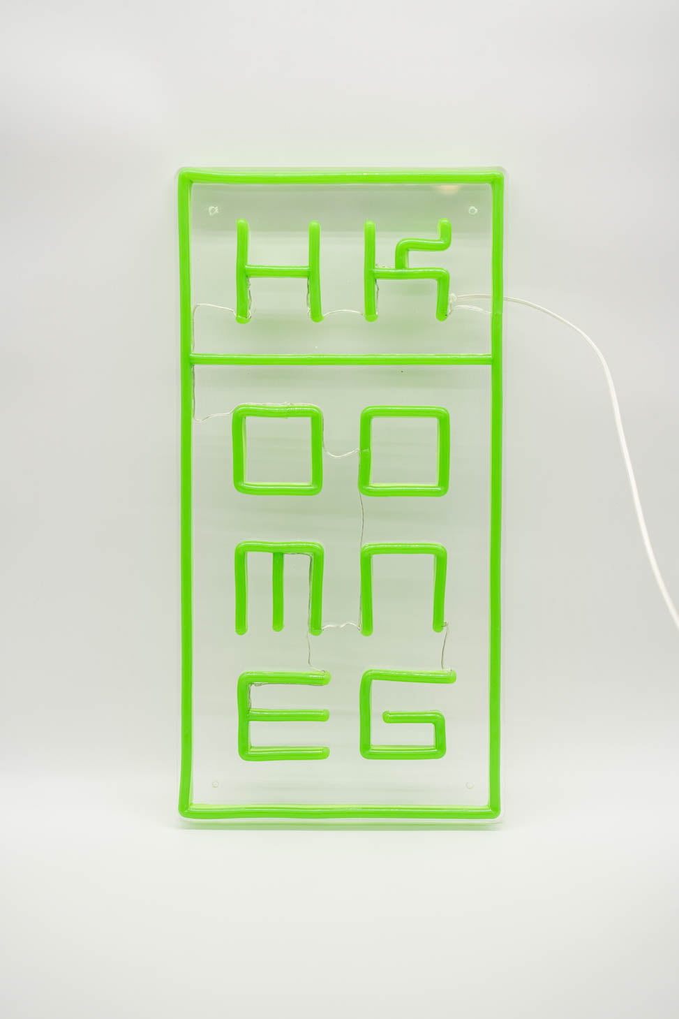 HK BUILDING NEON SIGN