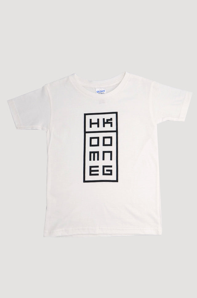 HK BUILDING KIDS TEE WHITE