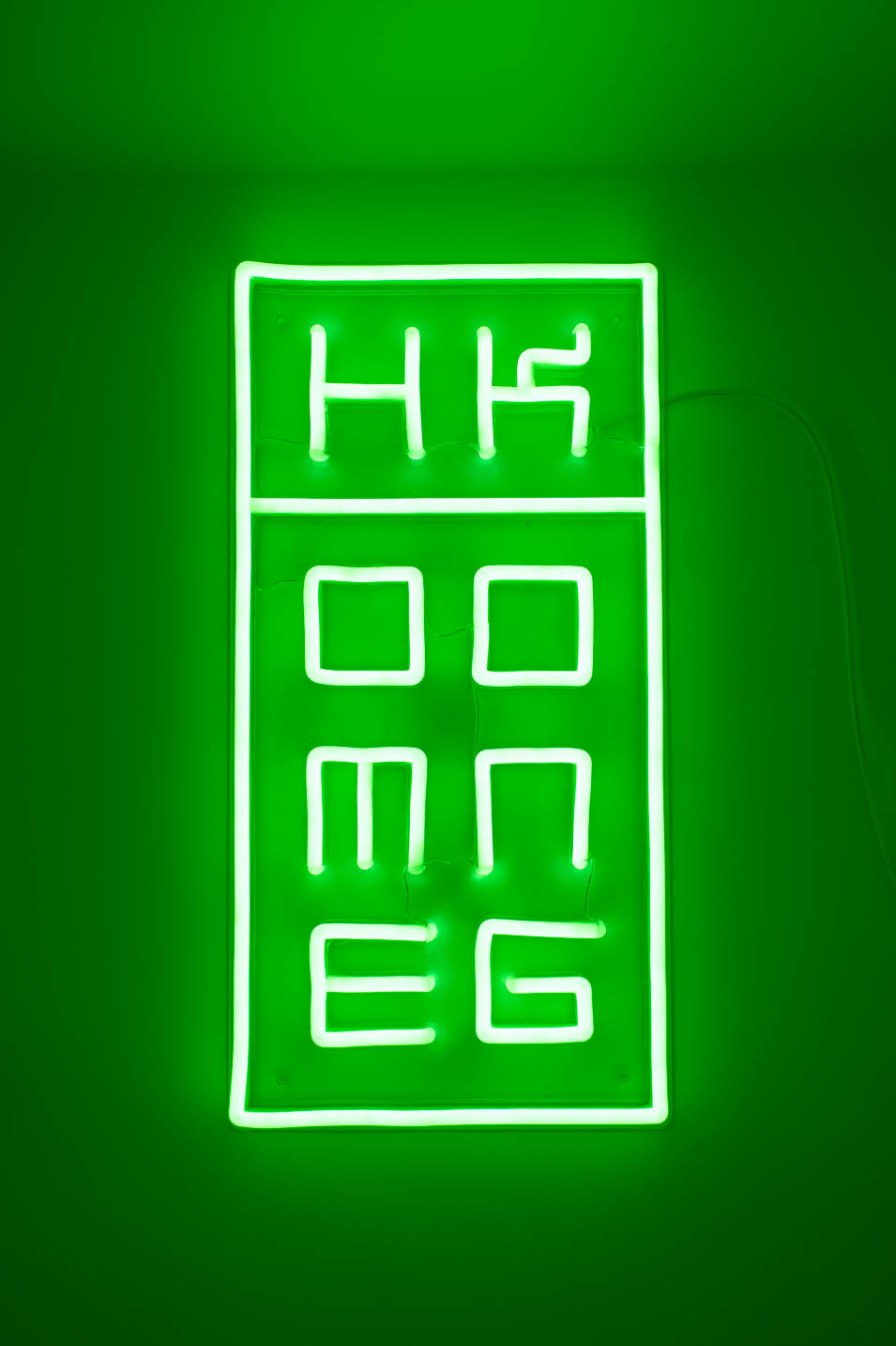 HK BUILDING NEON SIGN