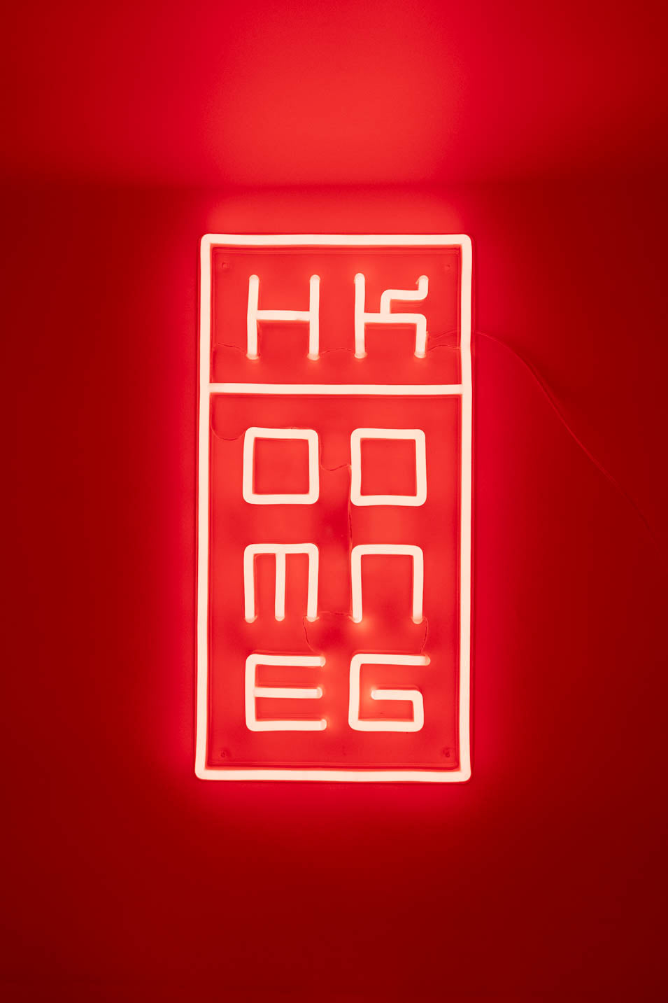 HK BUILDING NEON SIGN