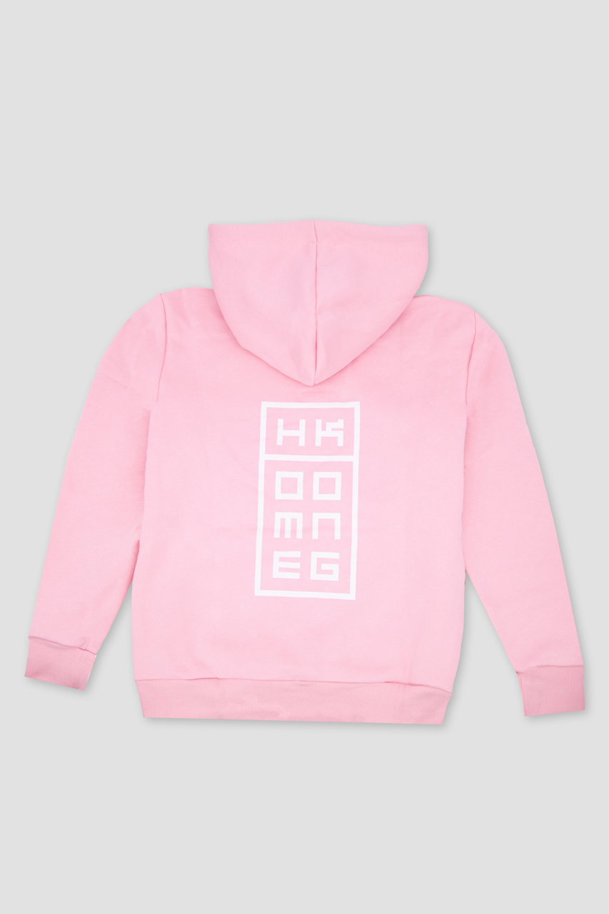 852 HK BUILDING HOODIE PINK