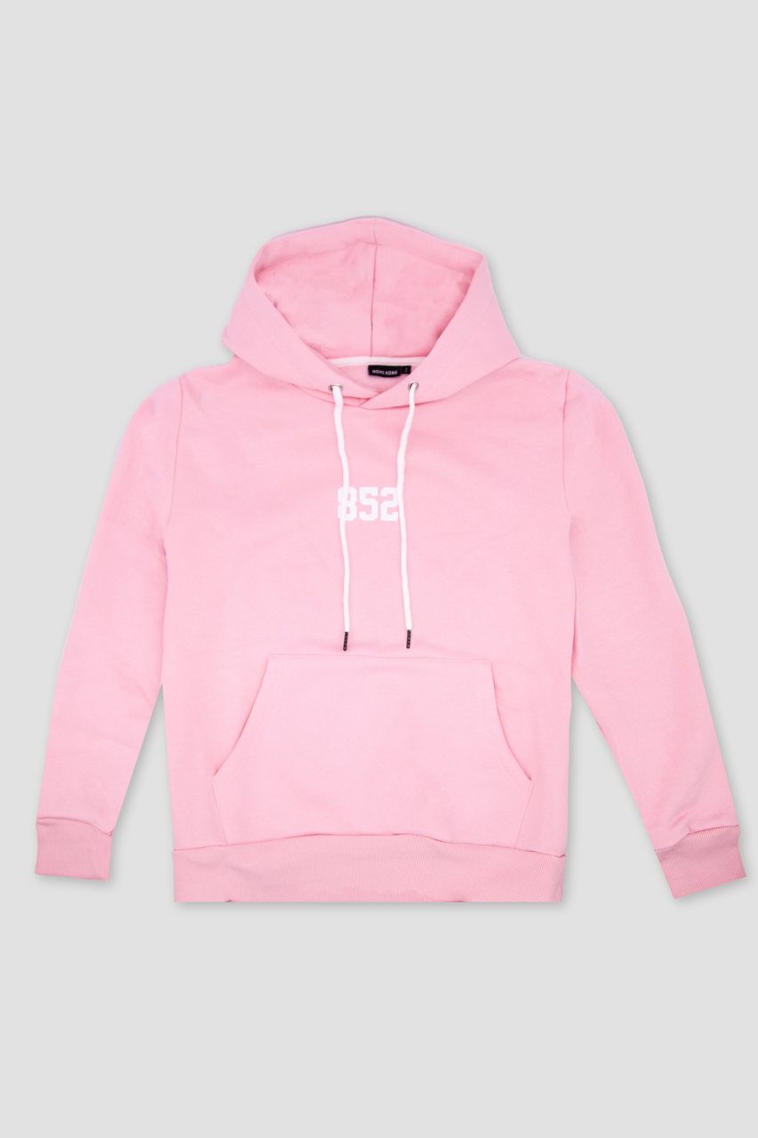 852 HK BUILDING HOODIE PINK