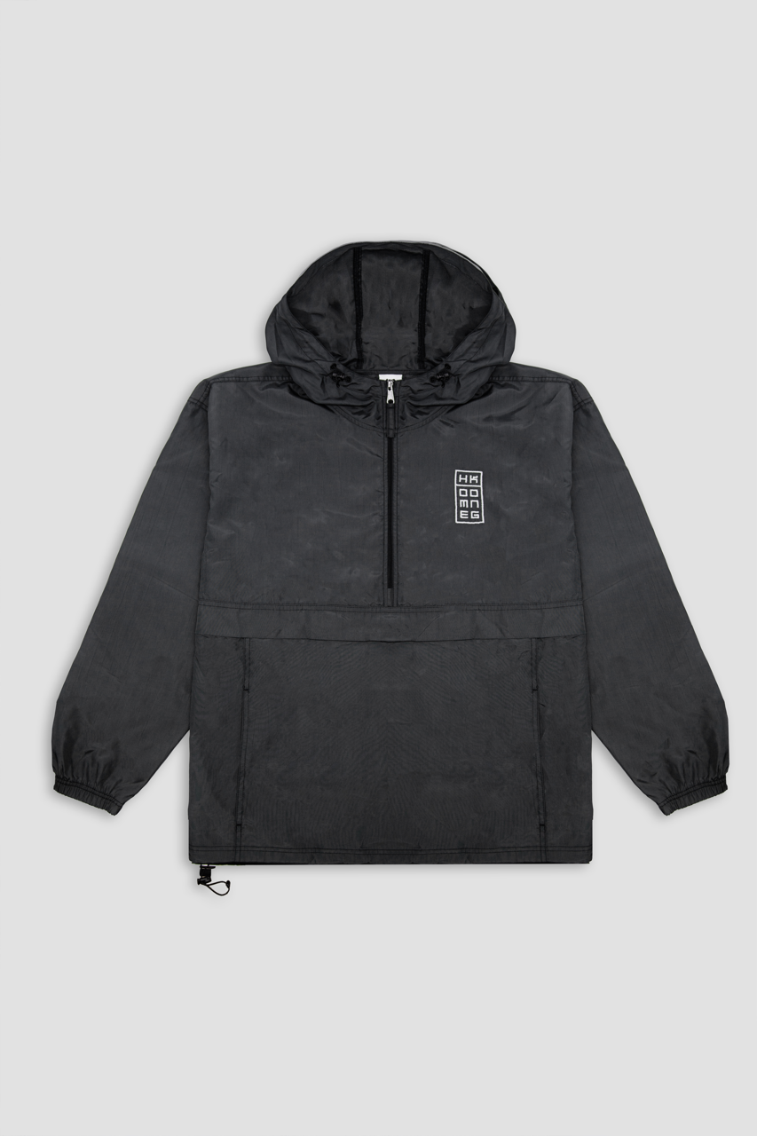 WINDBREAKER HOODIE GREY