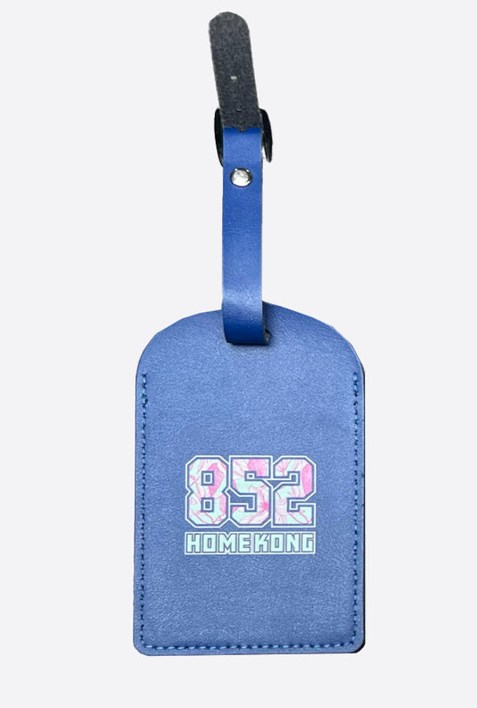 LUGGAGE TAG 852 HOME KONG NAVY