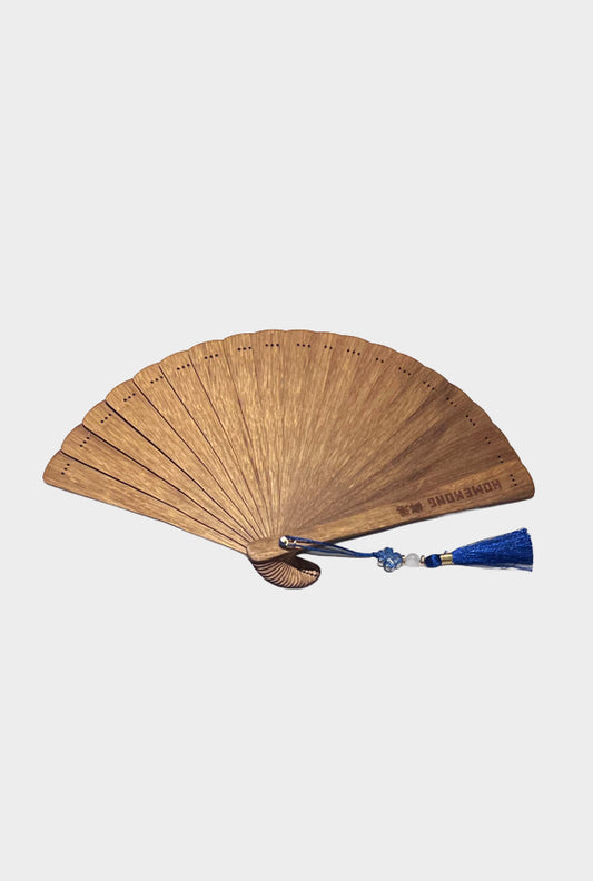 HOMEKONG鄉港Phoebe Zhennan Wood Folding Fan