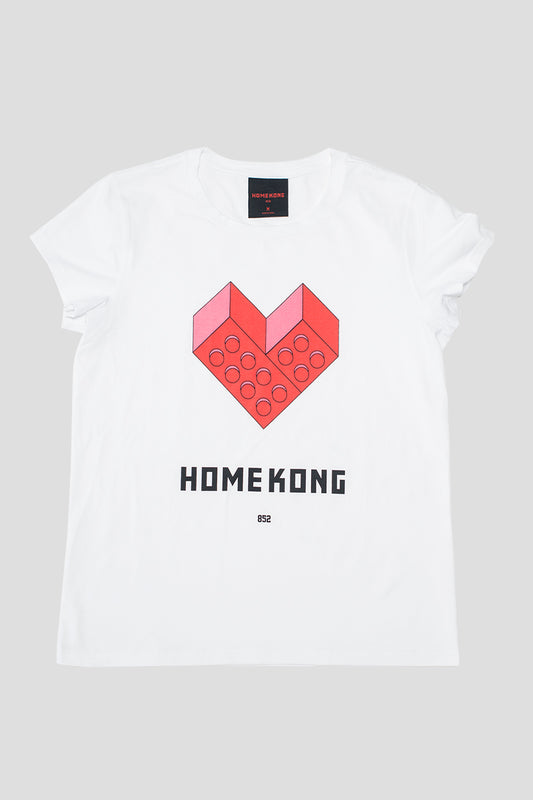LEGO HEART TEE WHITE