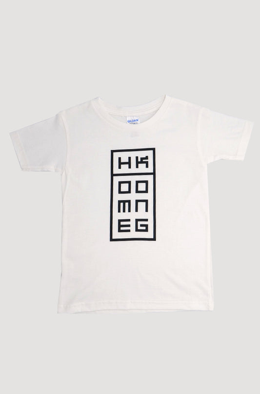 HK BUILDING KIDS TEE WHITE